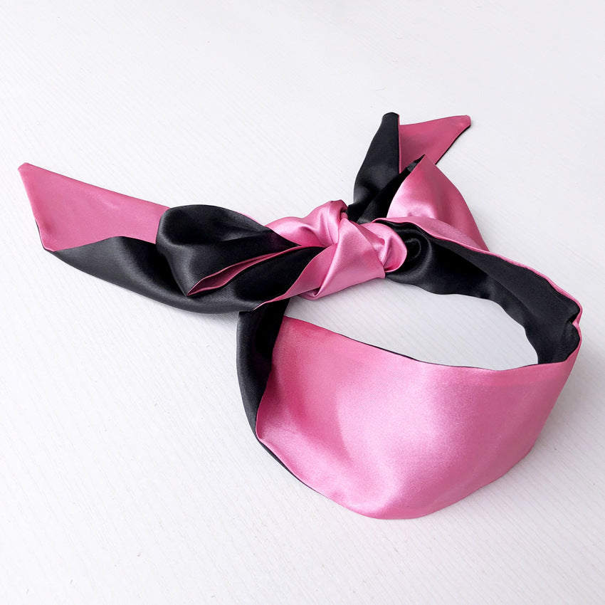 Simulation Silk Satin Satin Cloth Blindfold Stage Props