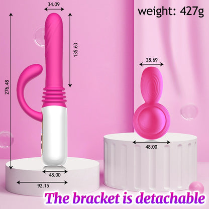 Toys Thrusting Dildo Vibrator, Remoted Realistic Dildo With 10 Vibrating & 7 Thrusting