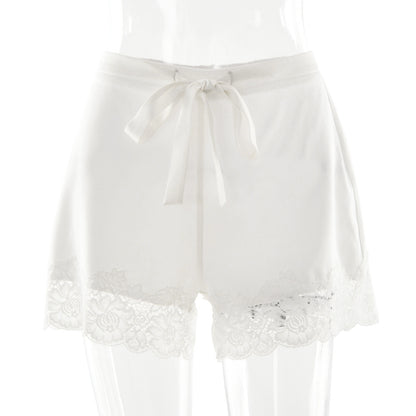 New Fashion Lace-trimmed Strap Shorts
