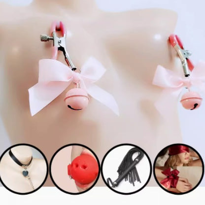 Nipple Clamps Punish The Nipple By Stimulating The Clitoris Bells