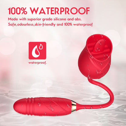Sex Toy For Women & Couples, Vibrator Massager Clitoral Suction & G-Spot Stimulator, 10 Vibration Modes, Dual Use Design, USB Rechargeable, Discreet Wellness.